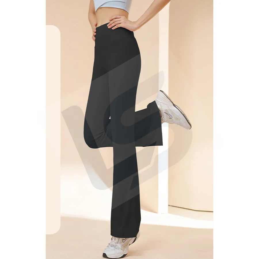 Women's Flare Yoga Pants, front styling view