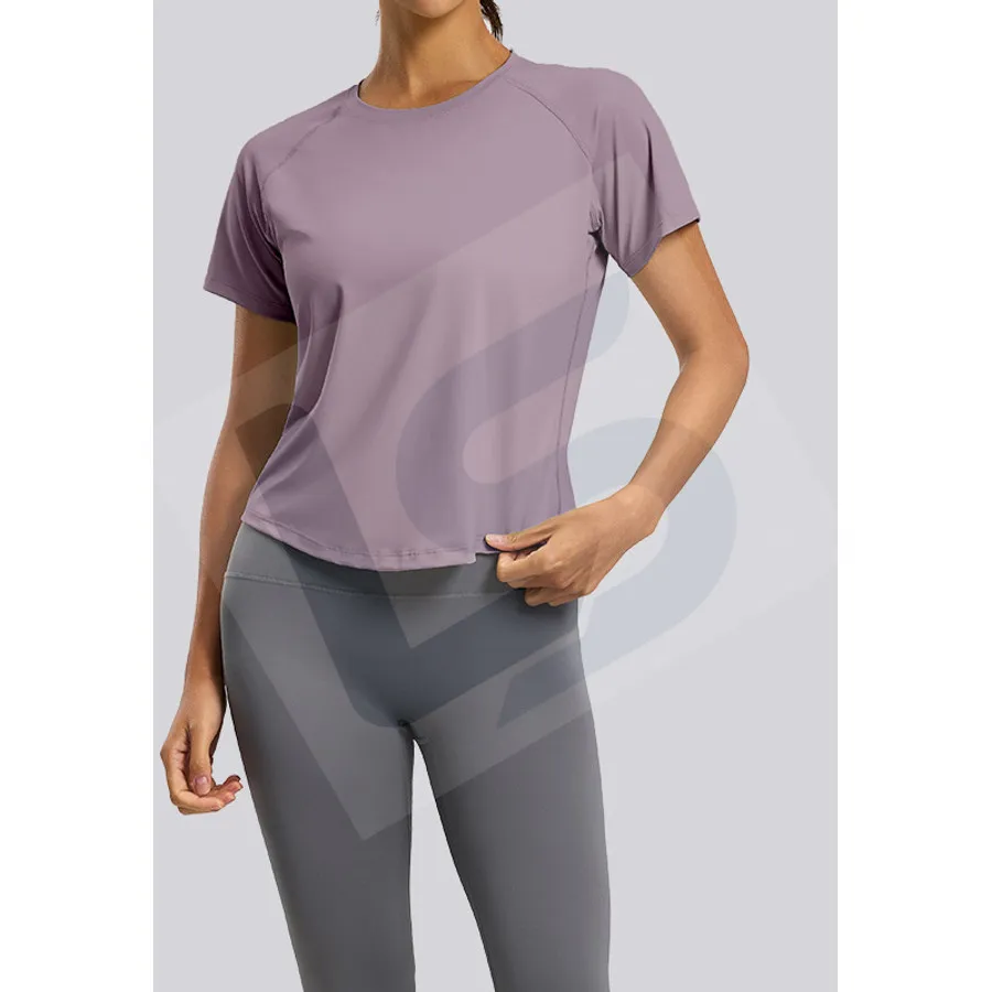 LS-B0014 Women's Training T-Shirt in Pink Variant 2, original product photograph