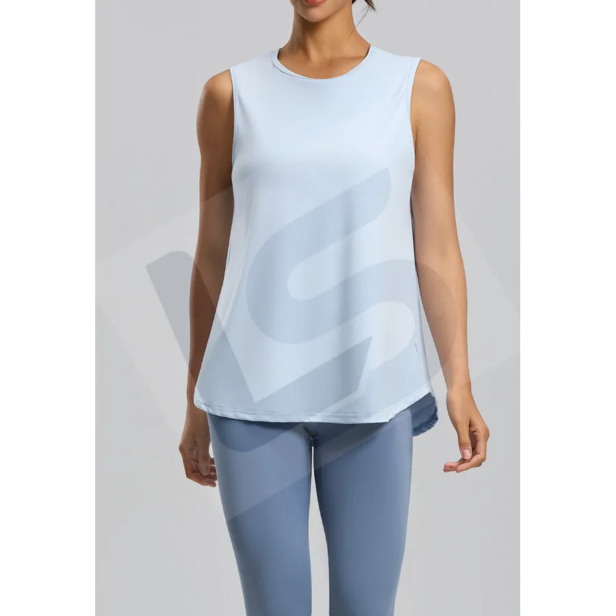 LS-B0015 Women's Training Tank Top in Blue, original product photograph