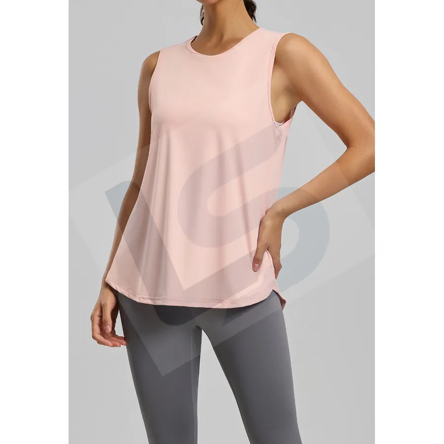 LS-B0015 Women's Training Tank Top in Pink Variant 1, original product photograph