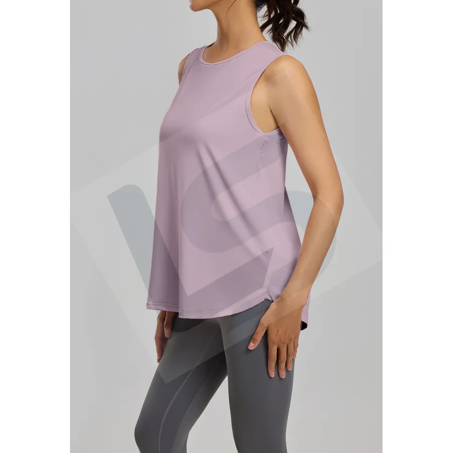 LS-B0015 Women's Training Tank Top in Pink Variant 2, original product photograph