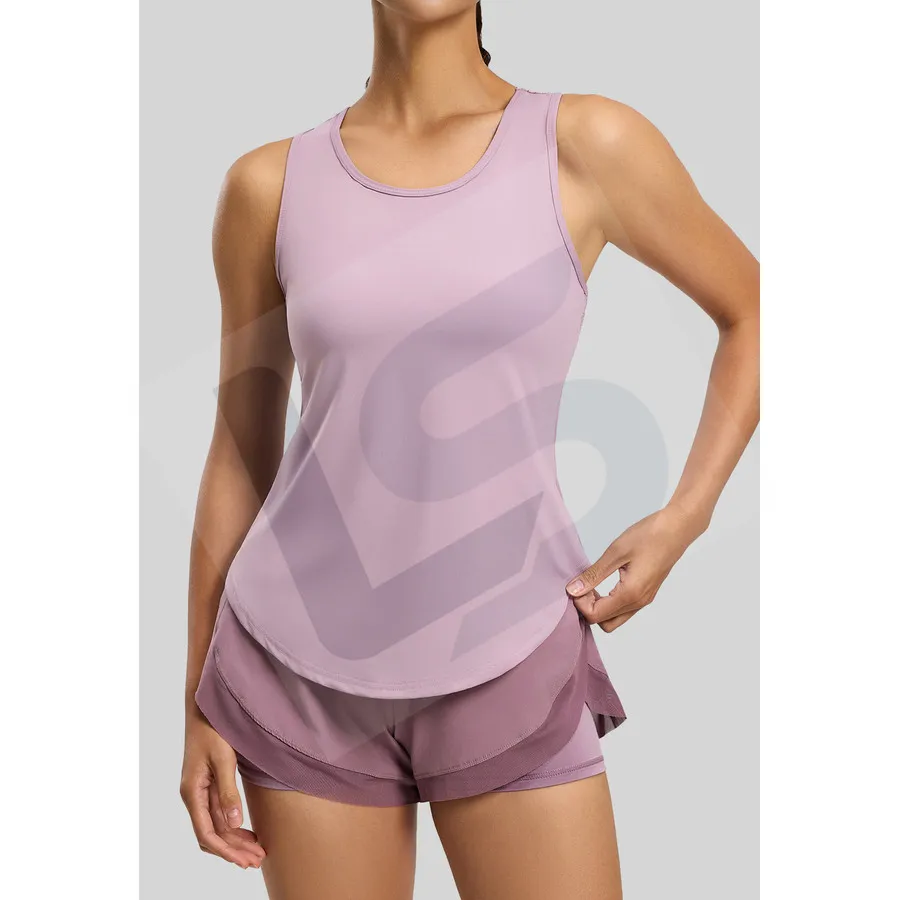 LS-B0016 Women's Training Tank Top in Purple, original product photograph