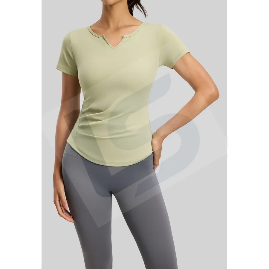 LS-B0020 Women's Training T-Shirt in Green, original product photograph