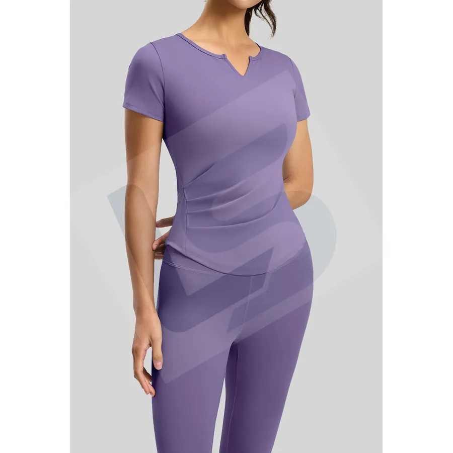 LS-B0020 Women's Training T-Shirt in Purple, original product photograph