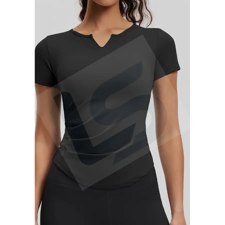 LS-B0020 Women's Training T-Shirt in Black, original product photograph