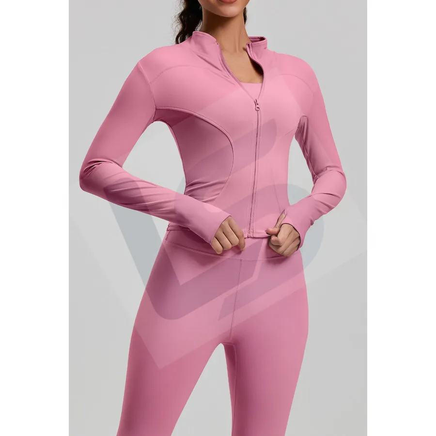 LS-B0021 Women's Activewear Set in Mauve, original product photograph