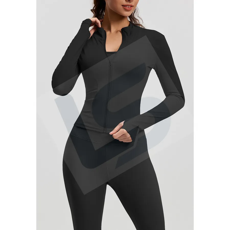 LS-B0021 Women's Activewear Set in Black Variant 8, original product photograph