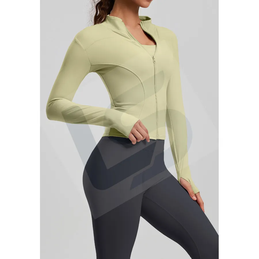LS-B0021 Women's Activewear Set in Green Variant 2, original product photograph