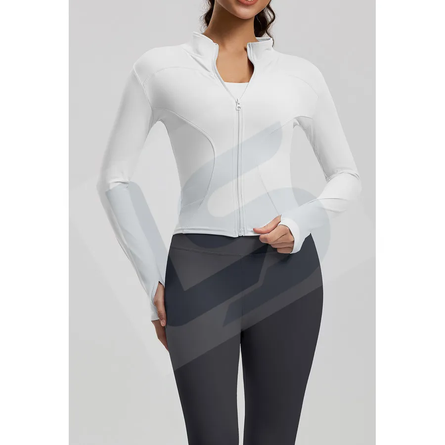 LS-B0021 Women's Activewear Set in White Variant 1, original product photograph