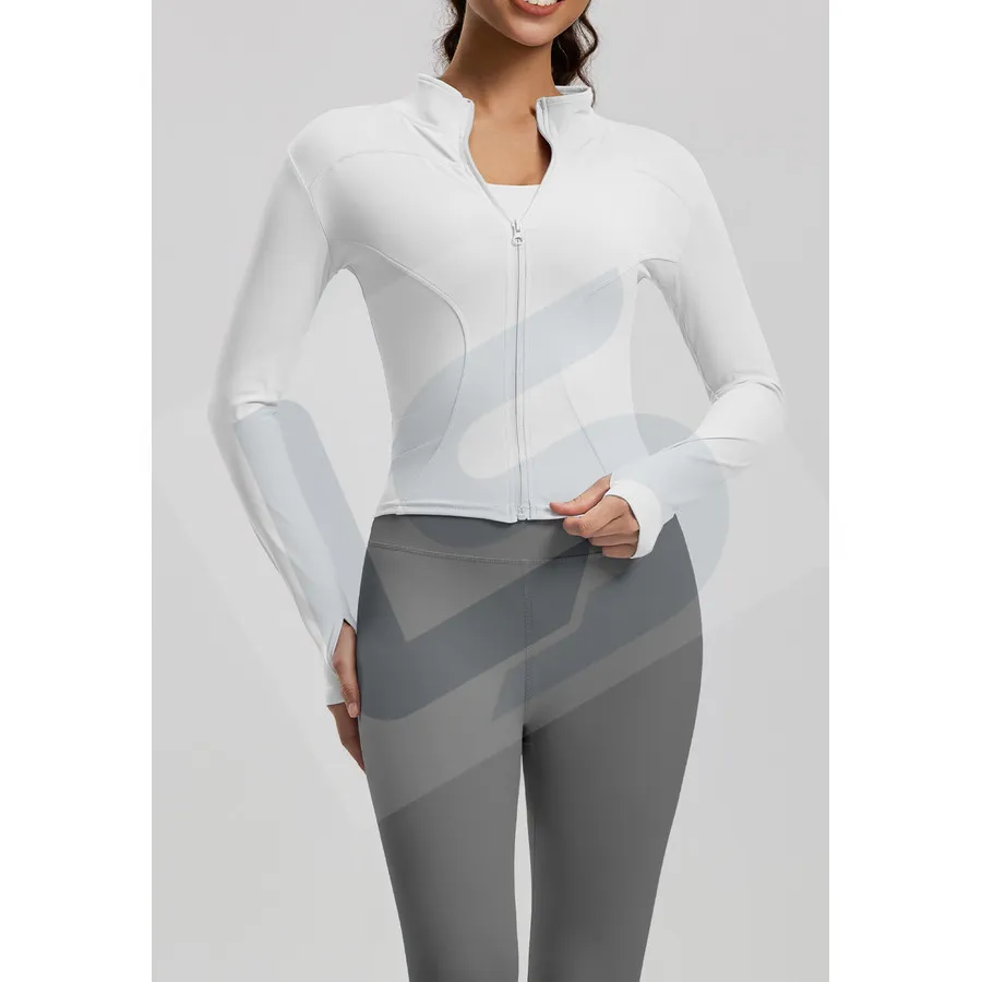 LS-B0021 Women's Activewear Set in White Variant 2, original product photograph