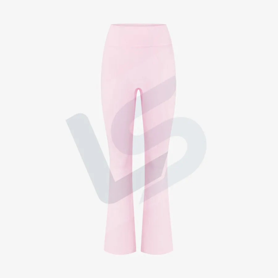 LS-B0043 Women's Flare Yoga Pants in Pink Pants, original product photograph