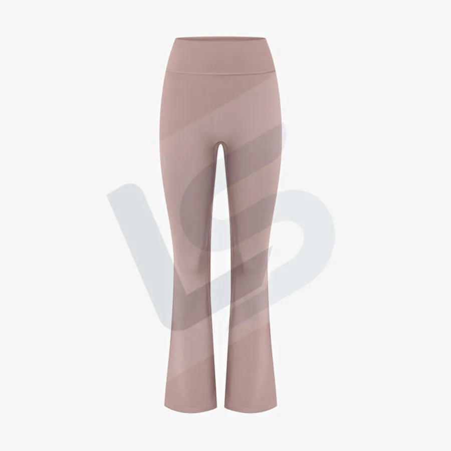 LS-B0043 Women's Flare Yoga Pants in Blush Pants, original product photograph