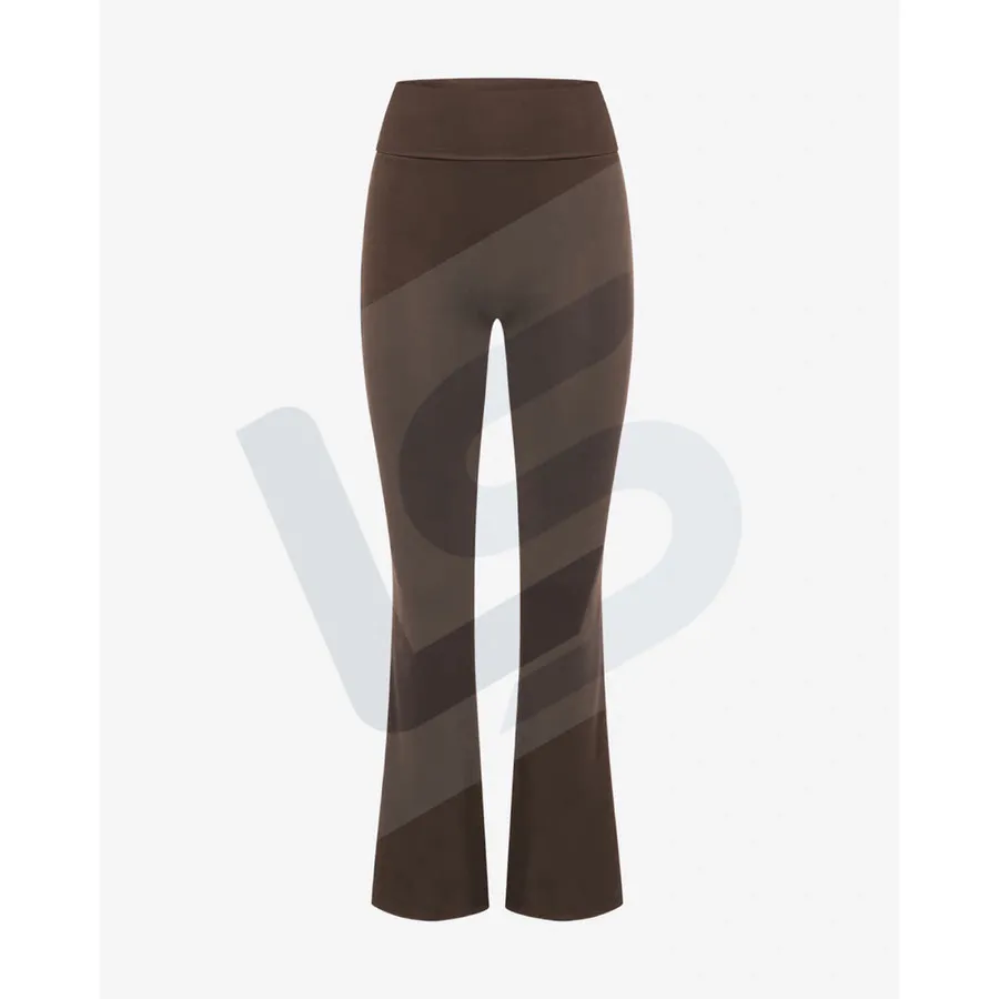 LS-B0043 Women's Flare Yoga Pants in Coffee Pants, original product photograph