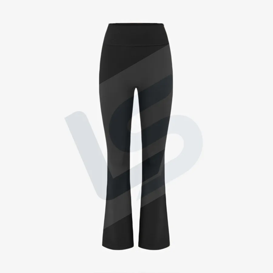 LS-B0043 Women's Flare Yoga Pants in Black Pants, original product photograph