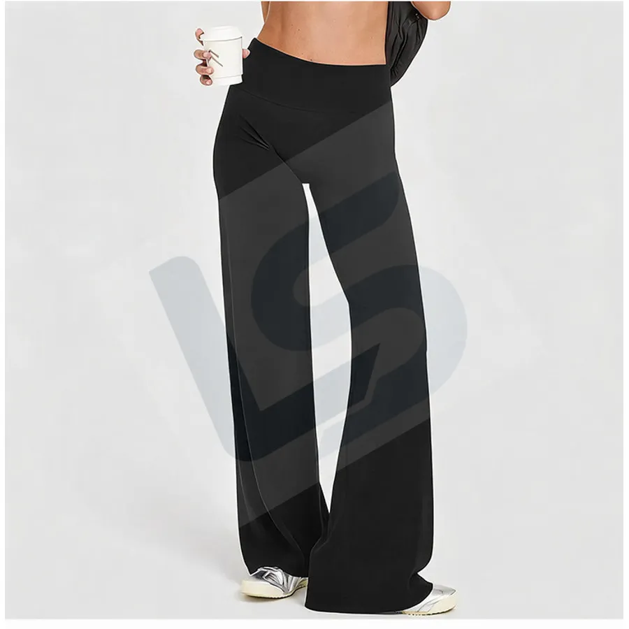 LS-B0044 Black Pants front view — original product photograph