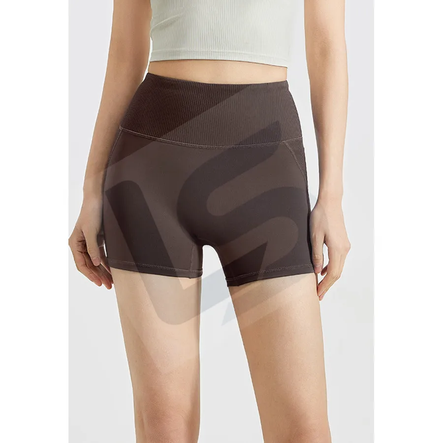 LS-B0047 Women's Training Shorts in Coffee, original product photograph
