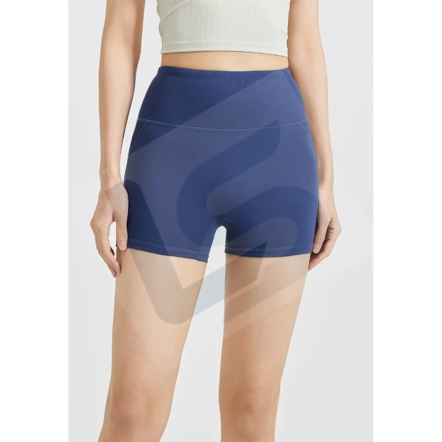 LS-B0047 Women's Training Shorts in Blue, original product photograph