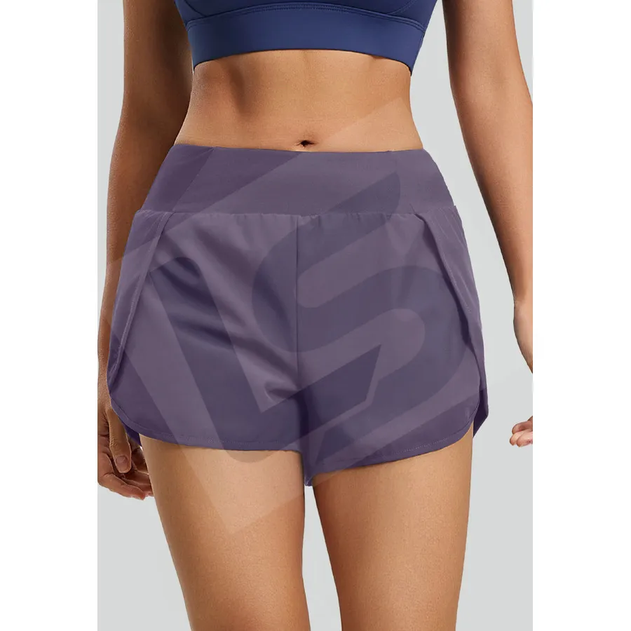LS-B0048 Women's Training Shorts in Purple, original product photograph