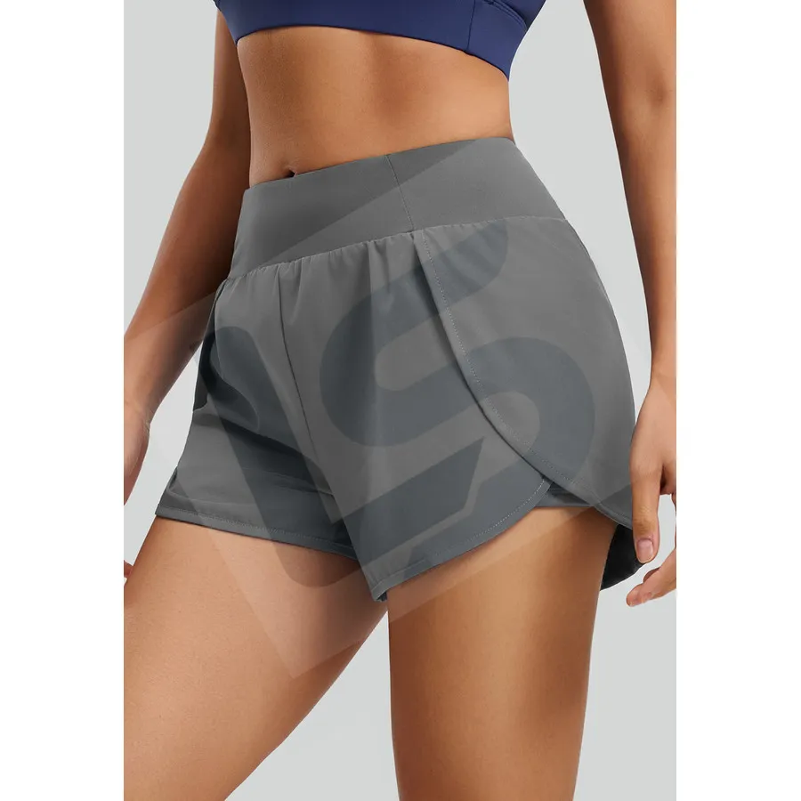 LS-B0048 Women's Training Shorts in Grey, original product photograph