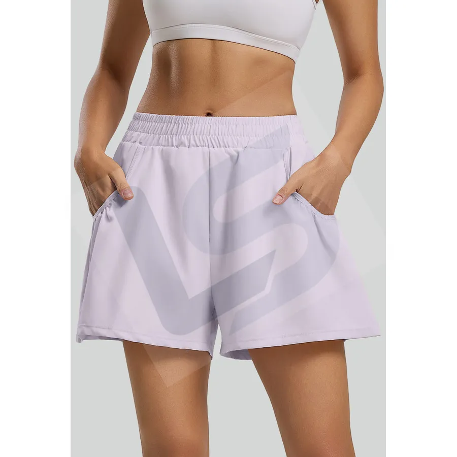 LS-B0050 Women's Training Shorts in Purple Variant 2, original product photograph