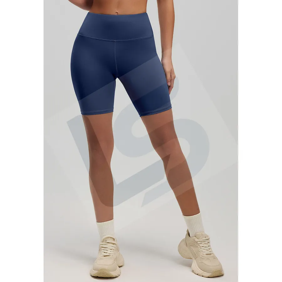 LS-B0051 Women's Training Shorts in Blue Variant 1, original product photograph
