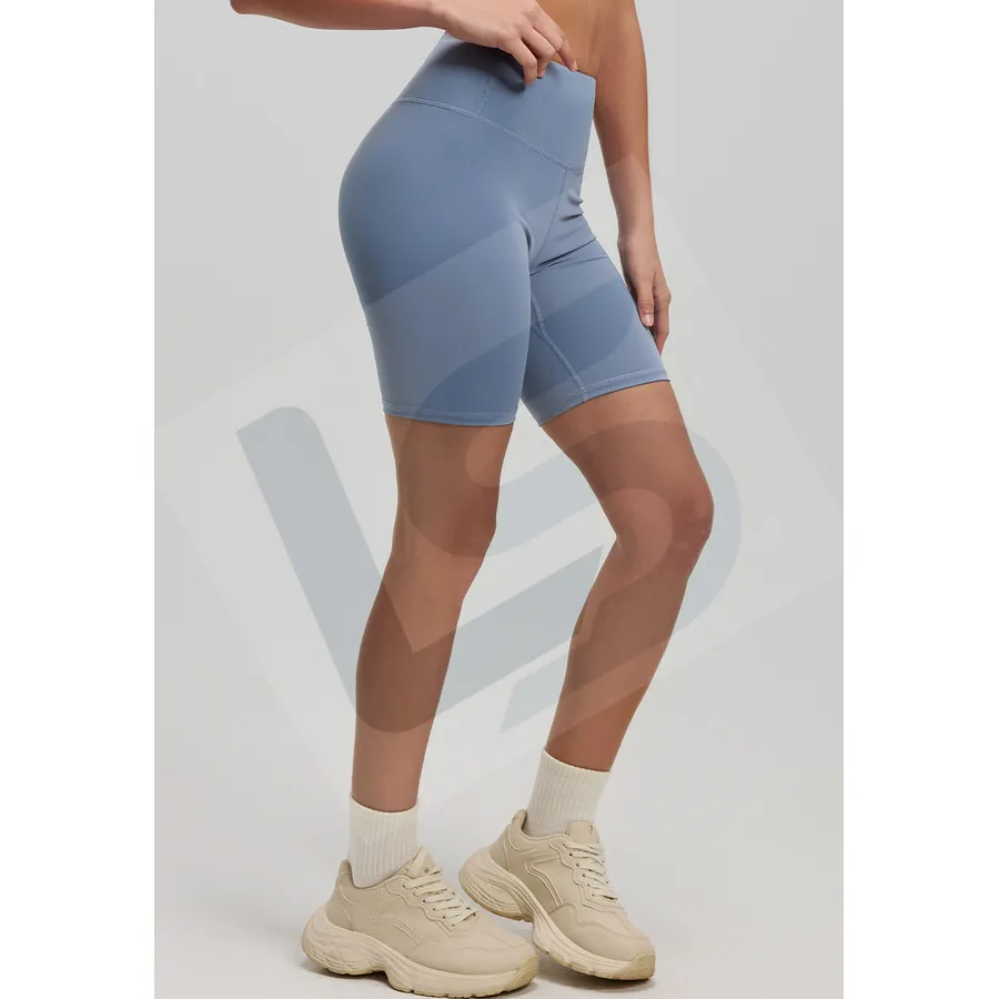 LS-B0051 Women's Training Shorts in Blue Variant 2, original product photograph