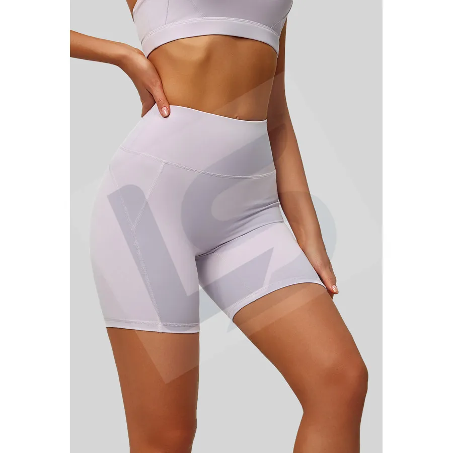 LS-B0053 Women's Training Shorts in Purple Variant 2, original product photograph