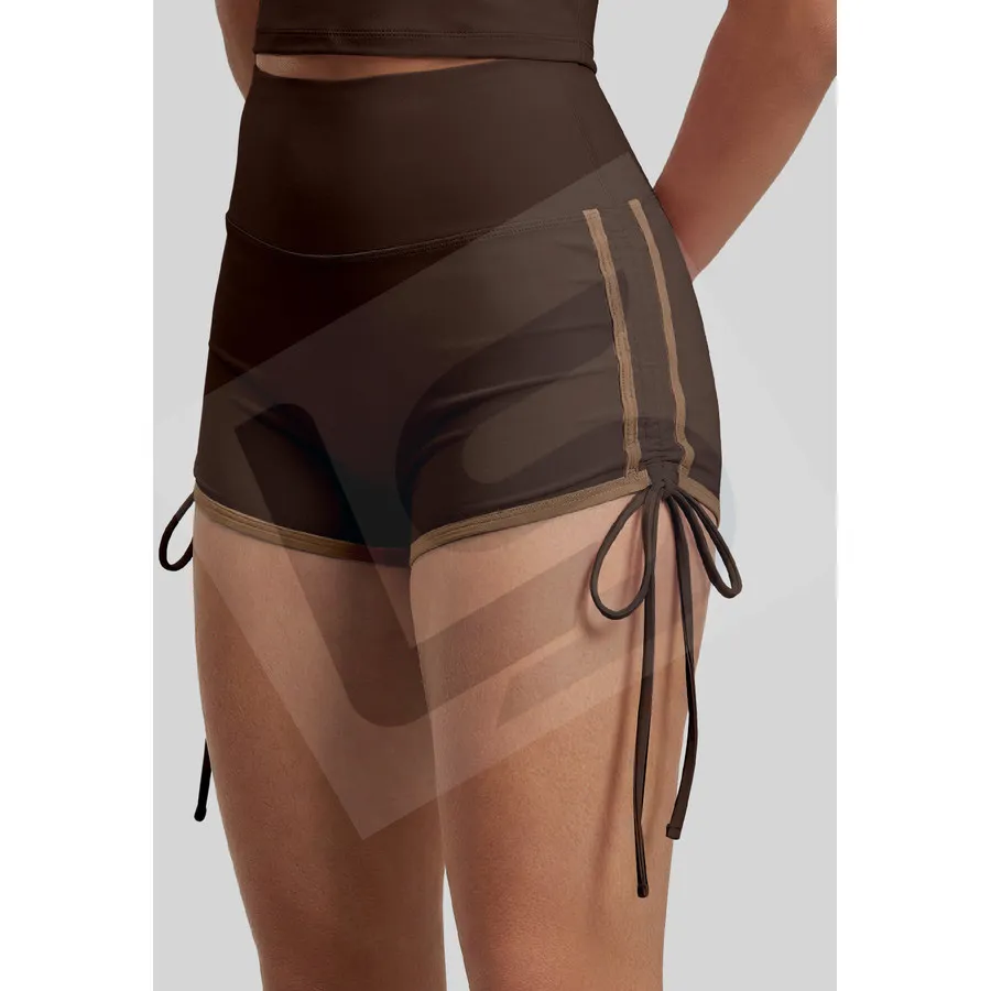 LS-B0054 Women's Training Shorts in Coffee, original product photograph
