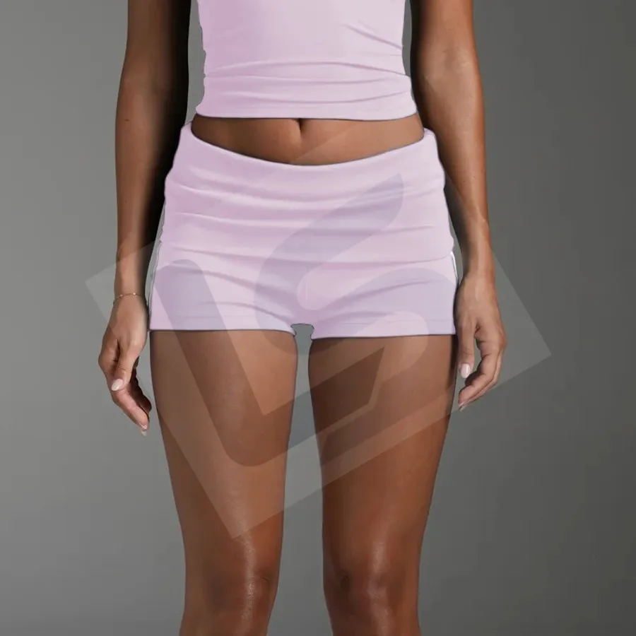 LS-B0055 Women's Training Shorts in Peach Pink Shorts, original product photograph
