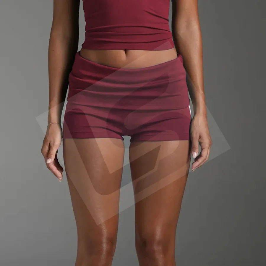 LS-B0055 Women's Training Shorts in Cherry Red Shorts, original product photograph