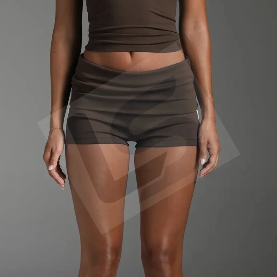 LS-B0055 Women's Training Shorts in Chocolate Shorts, original product photograph