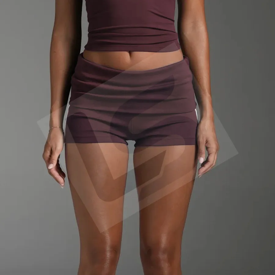 LS-B0055 Women's Training Shorts in Red Shorts, original product photograph