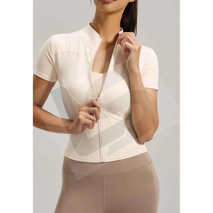LS-B0066 Women's Training Jacket in Ivory, original product photograph