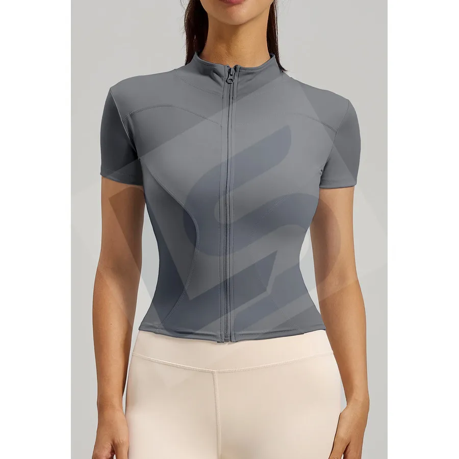 LS-B0066 Women's Training Jacket in Grey, original product photograph