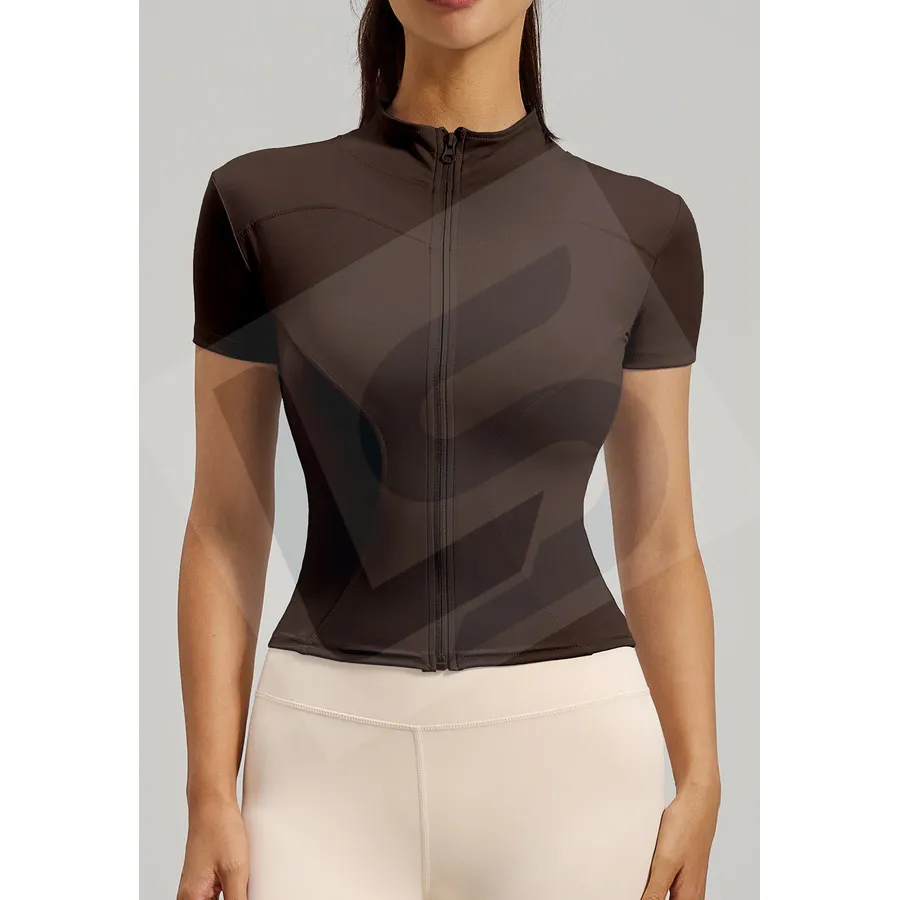 LS-B0066 Women's Training Jacket in Coffee, original product photograph