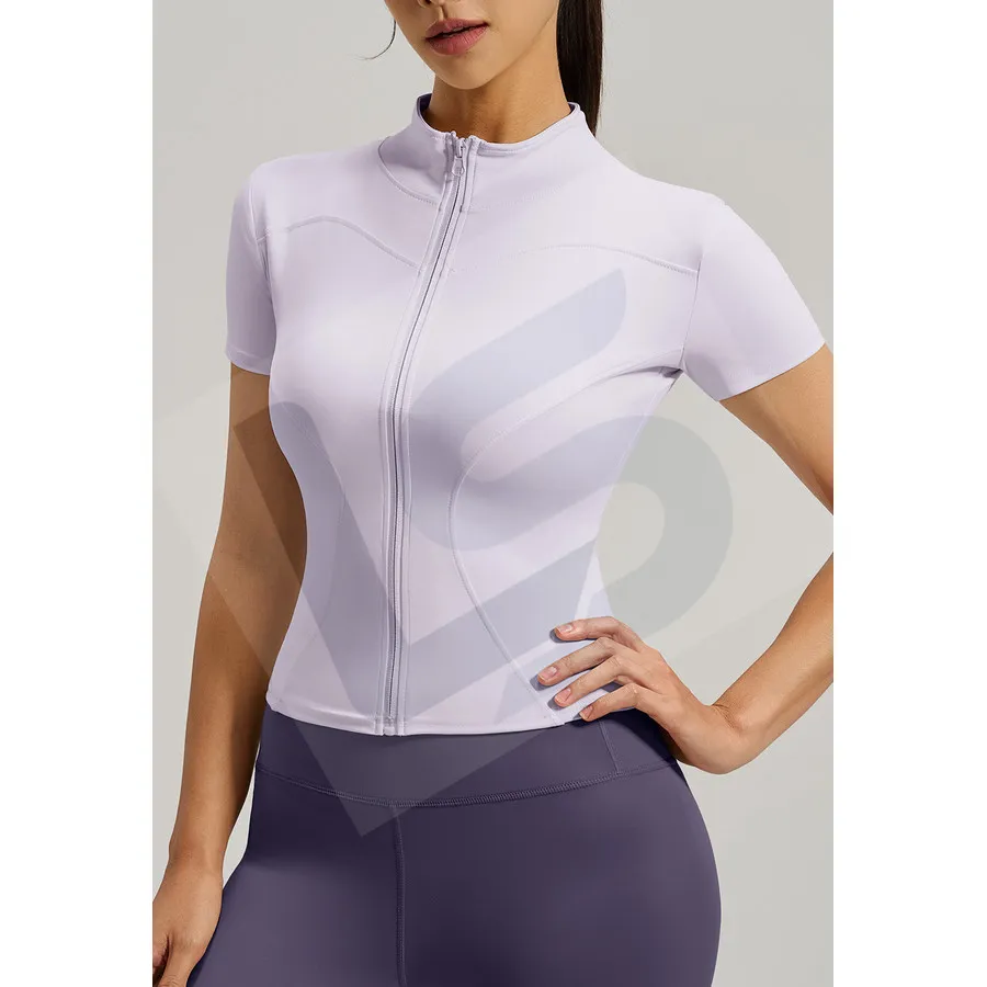 LS-B0066 Women's Training Jacket in Purple, original product photograph