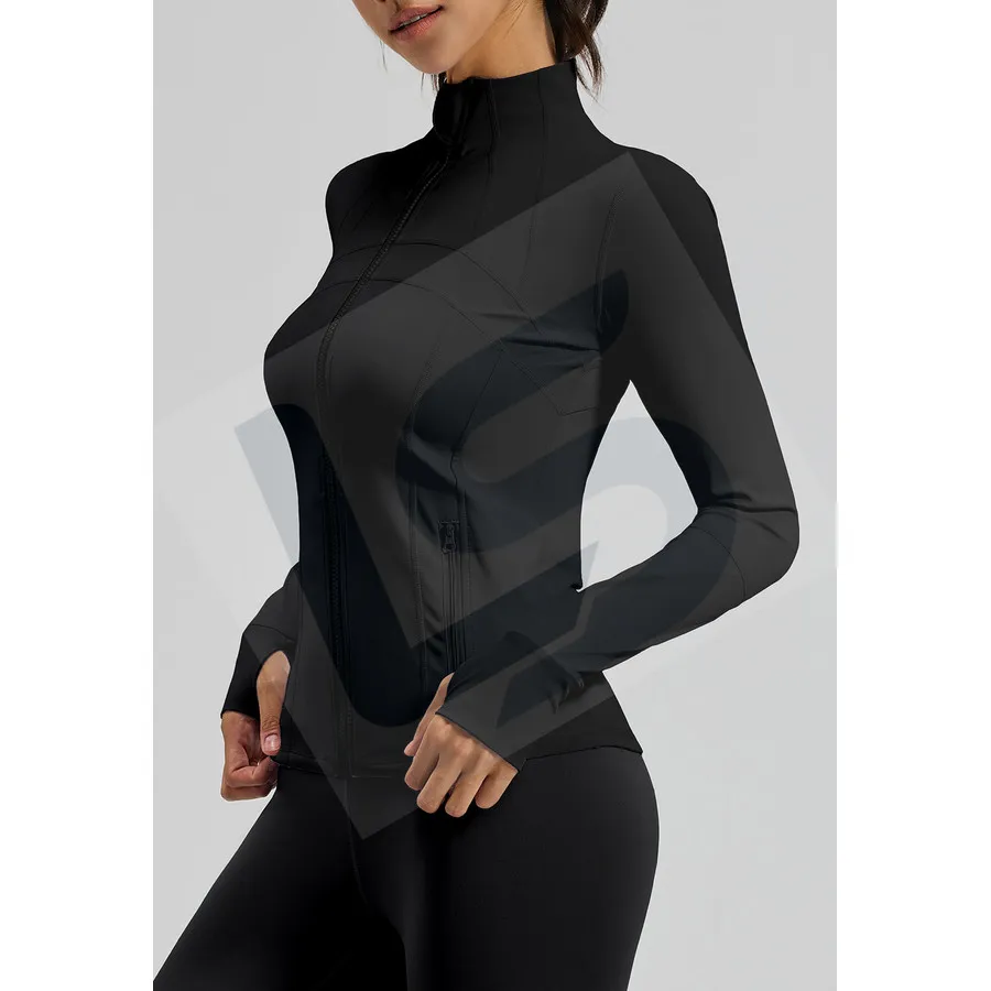 LS-B0067 Women's Training Jacket in Black, original product photograph