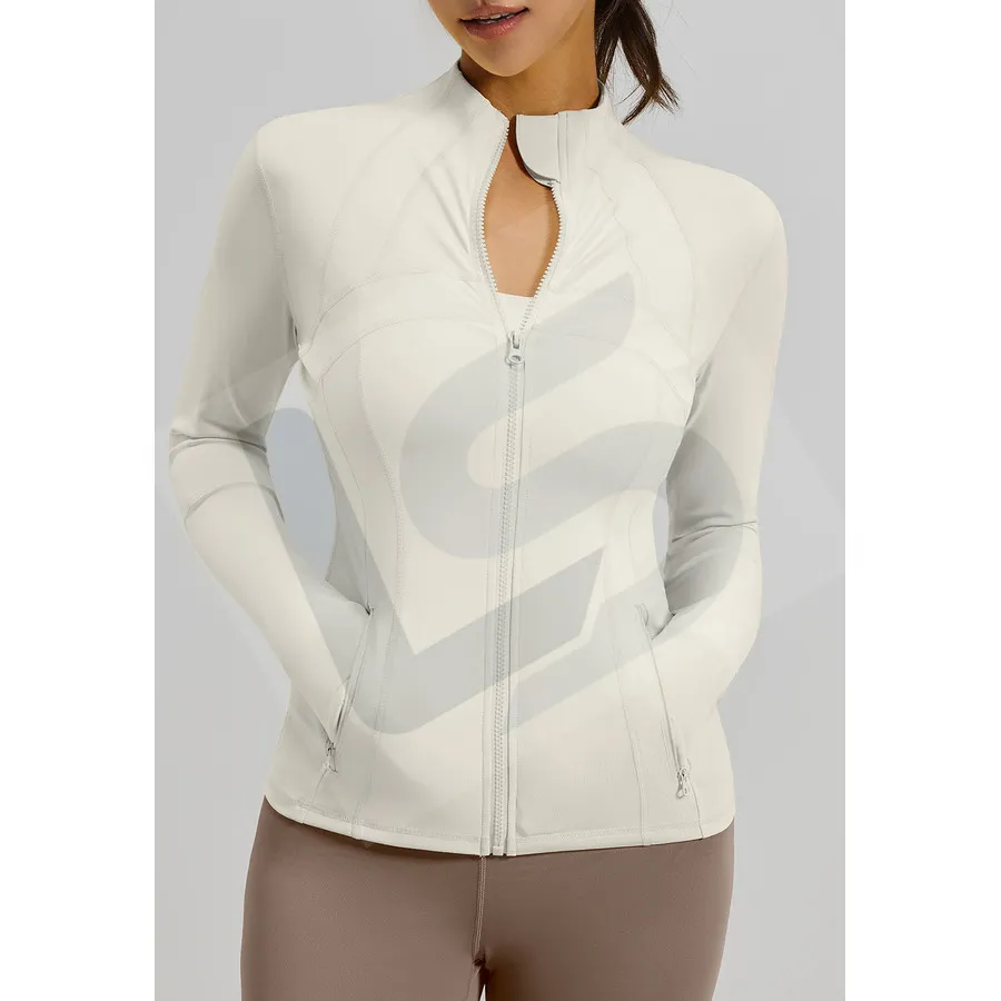 LS-B0067 Women's Training Jacket in Ivory, original product photograph