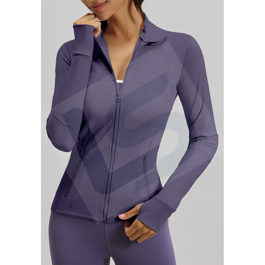 LS-B0067 Women's Training Jacket in Purple Variant 1, original product photograph
