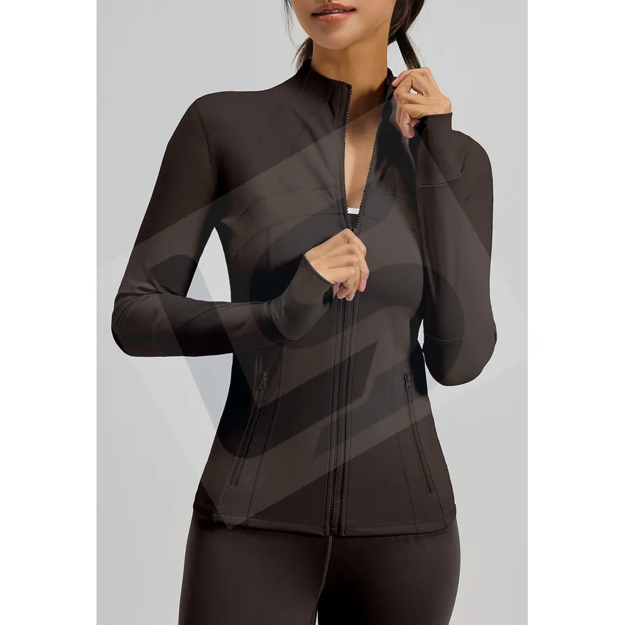 LS-B0067 Women's Training Jacket in Coffee, original product photograph