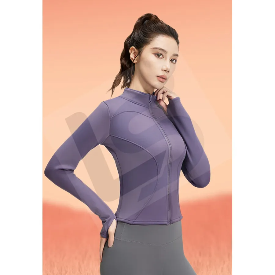 LS-B0069 Women's Training Jacket in Purple, original product photograph