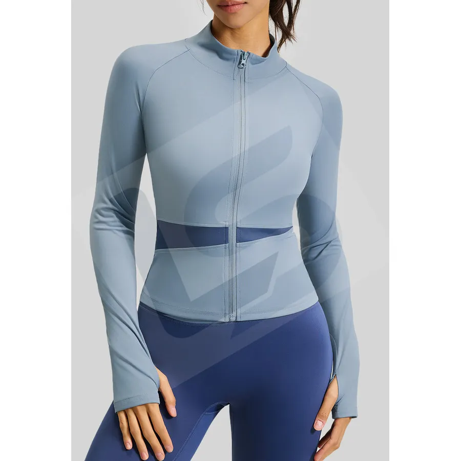 LS-B0070 Women's Training Jacket in Blue Variant 1, original product photograph