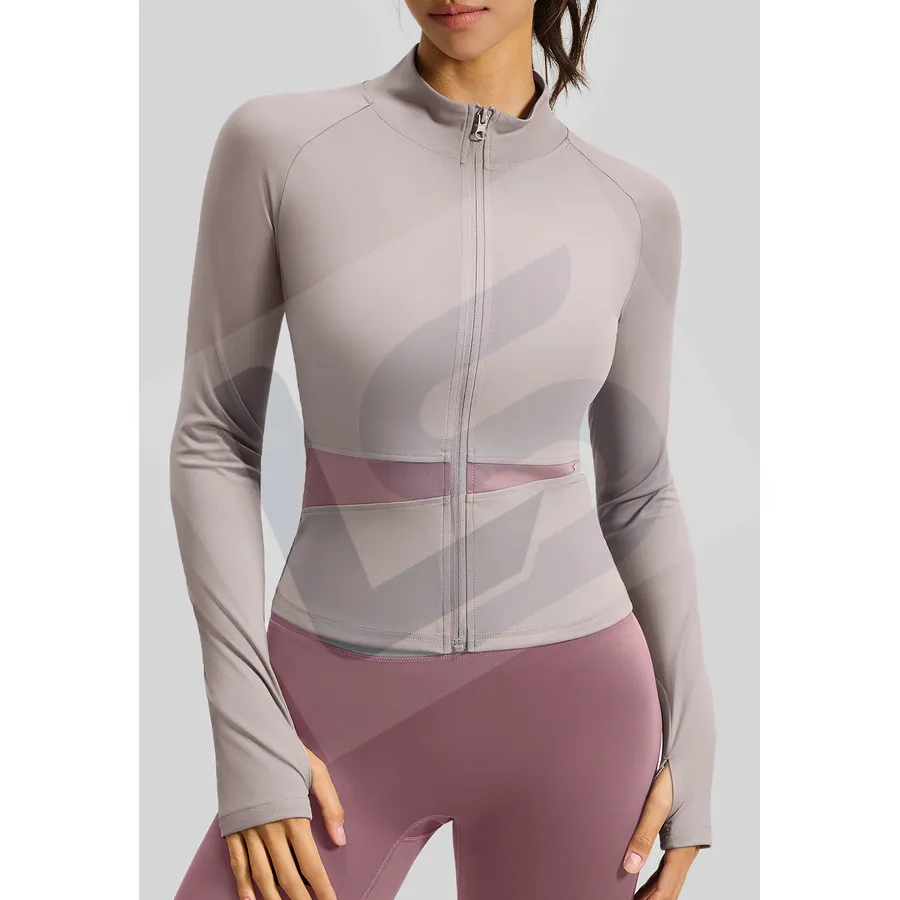 LS-B0070 Women's Training Jacket in Purple Variant 2, original product photograph
