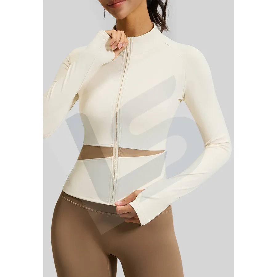 LS-B0070 Women's Training Jacket in Ivory, original product photograph