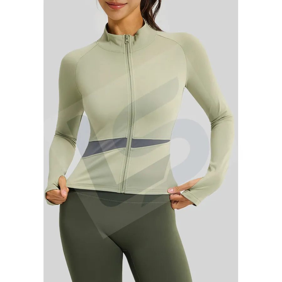 LS-B0070 Women's Training Jacket in Green, original product photograph