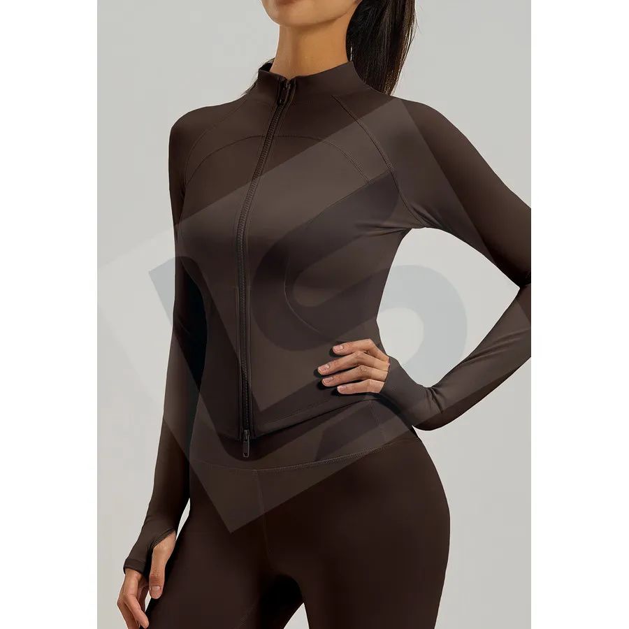 LS-B0072 Women's Training Jacket in Coffee, original product photograph