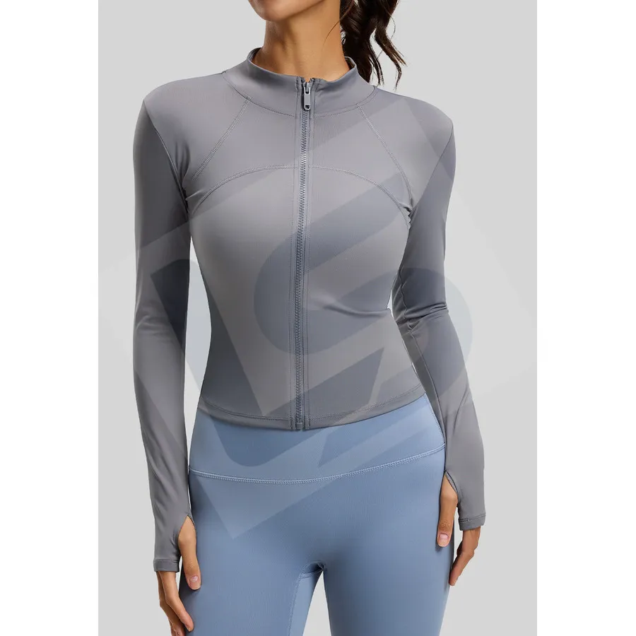 LS-B0073 Women's Training Jacket in Grey, original product photograph