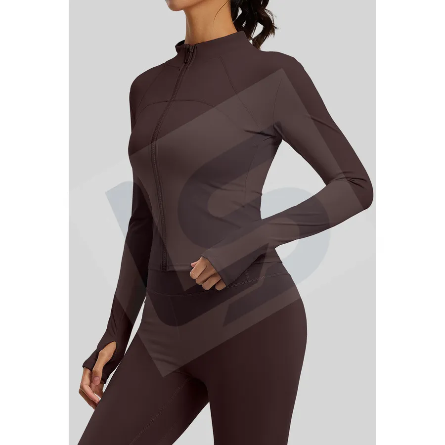 LS-B0073 Women's Training Jacket in Coffee, original product photograph