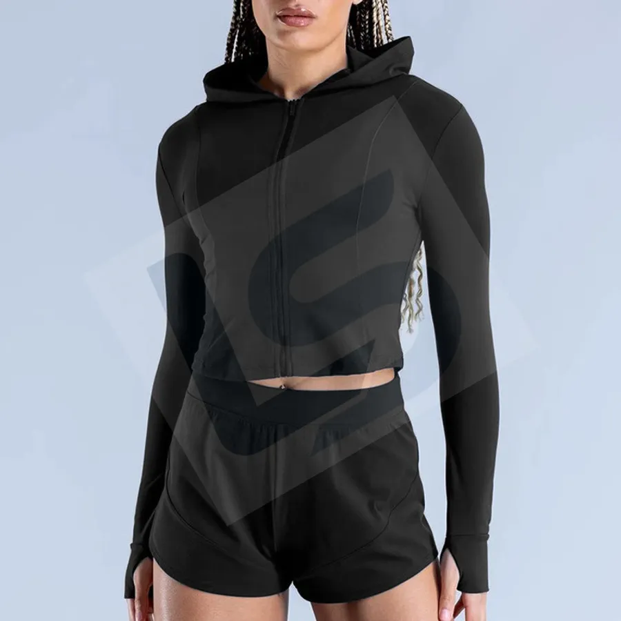 LS-B0075 Women's Training Jacket in Black Jacket, original product photograph