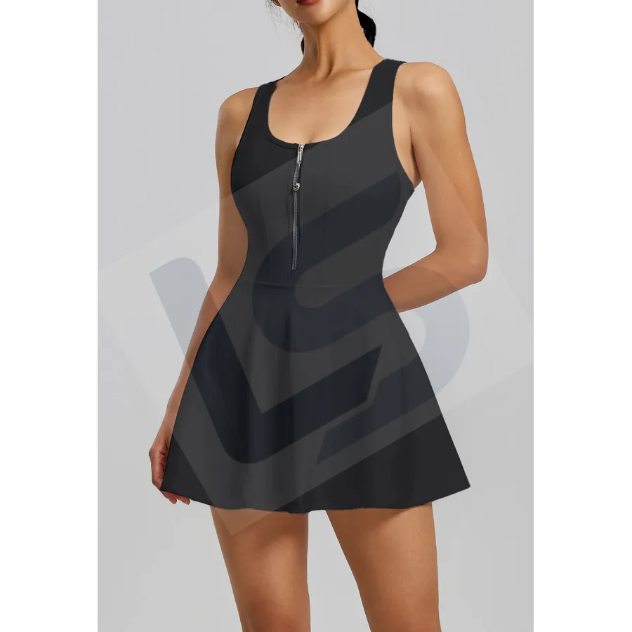 LS-B0076 Women's Active Dress in Black, original product photograph